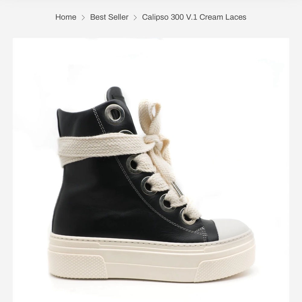 Black Chunky Platform Sneakers